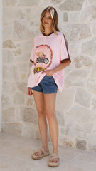 Avis Oversized Tee - Ride or Die Print