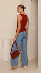 Emerson Top - Burgundy