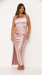 Ava Maxi Dress - Dusty Pink