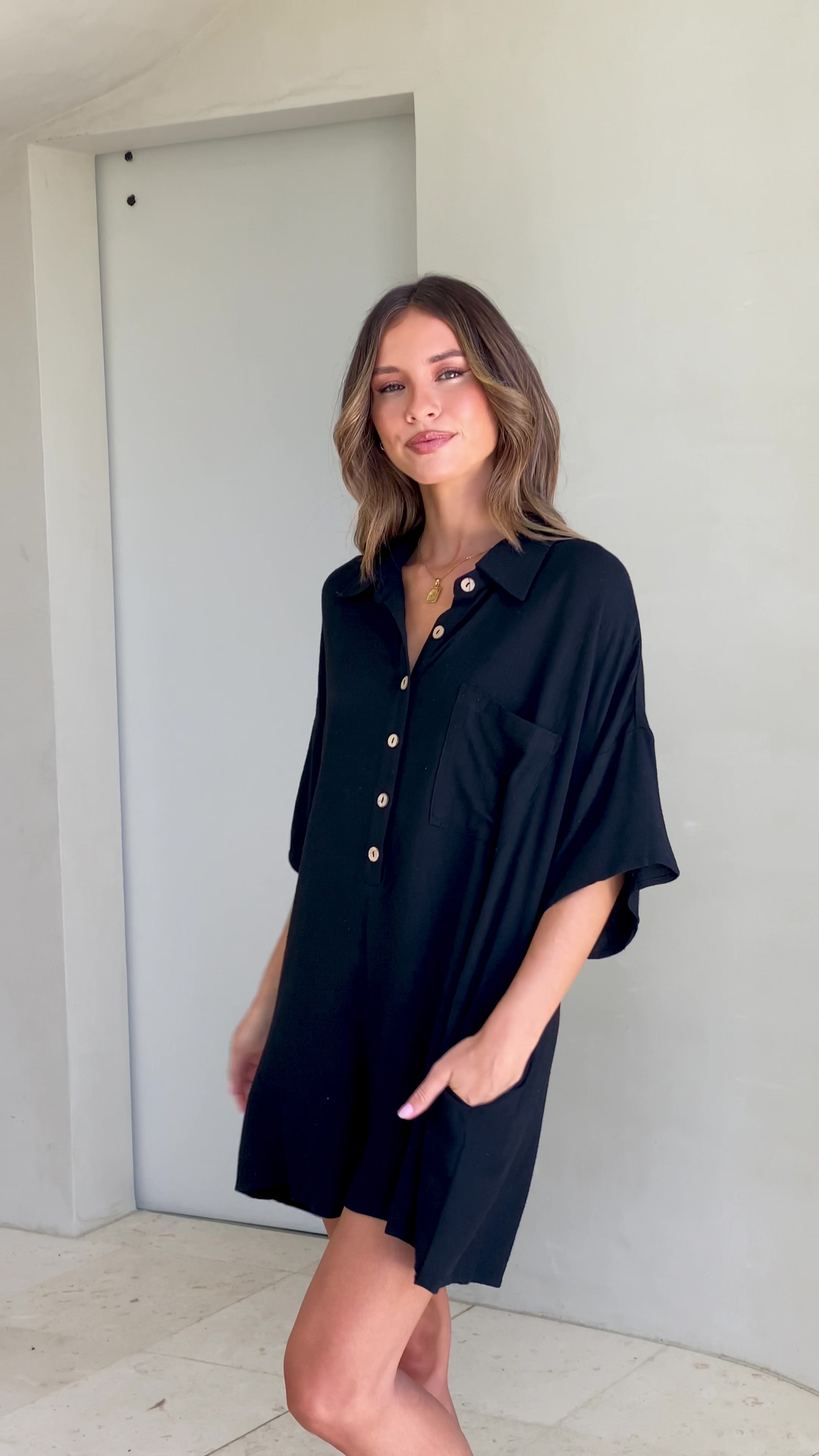 Keely Playsuit - Black