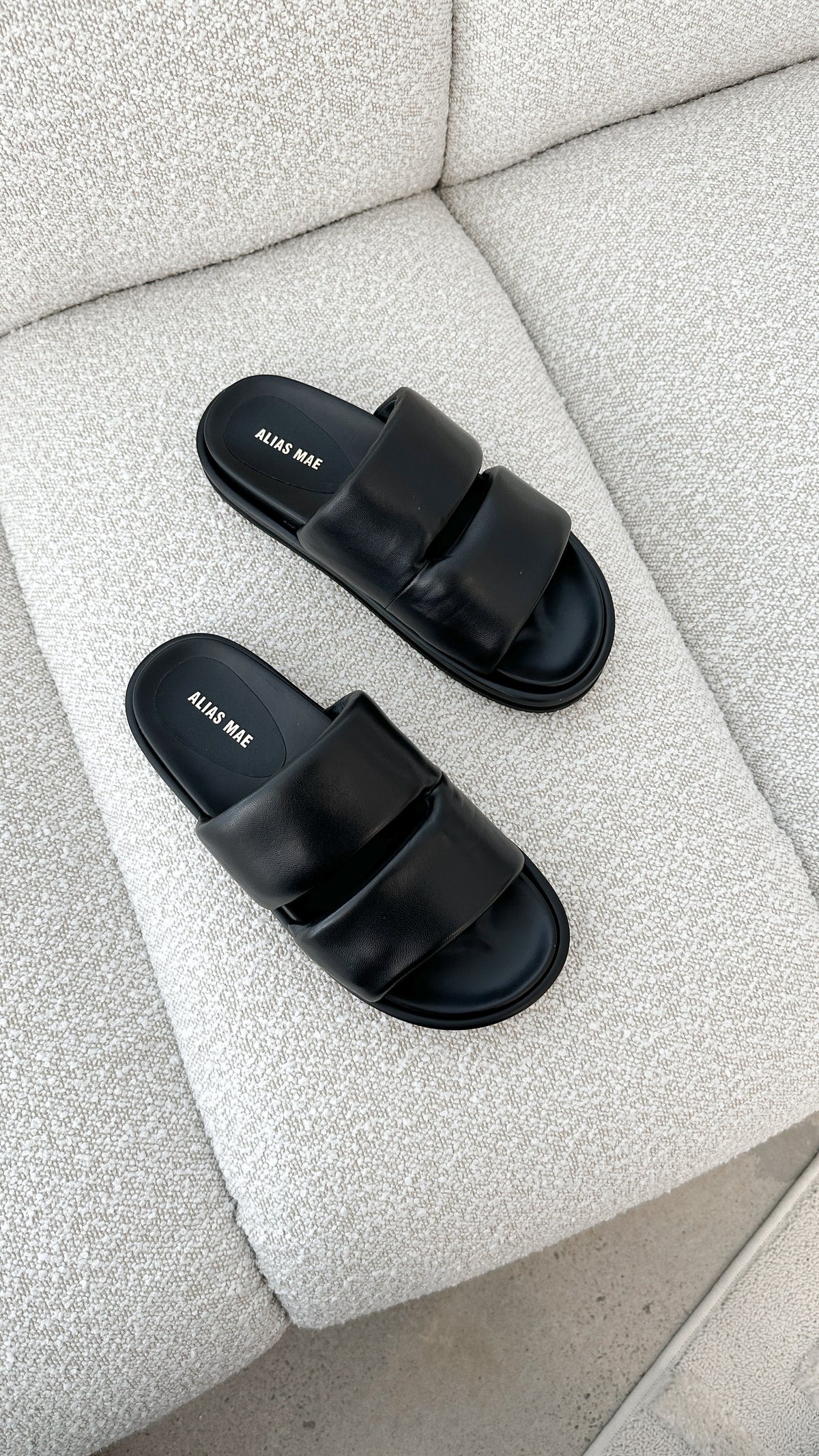 Alias Mae Dawn Slide - Black Leather