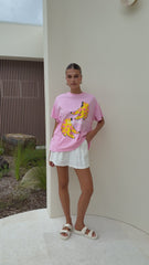 Las Fruitas Top - Pink