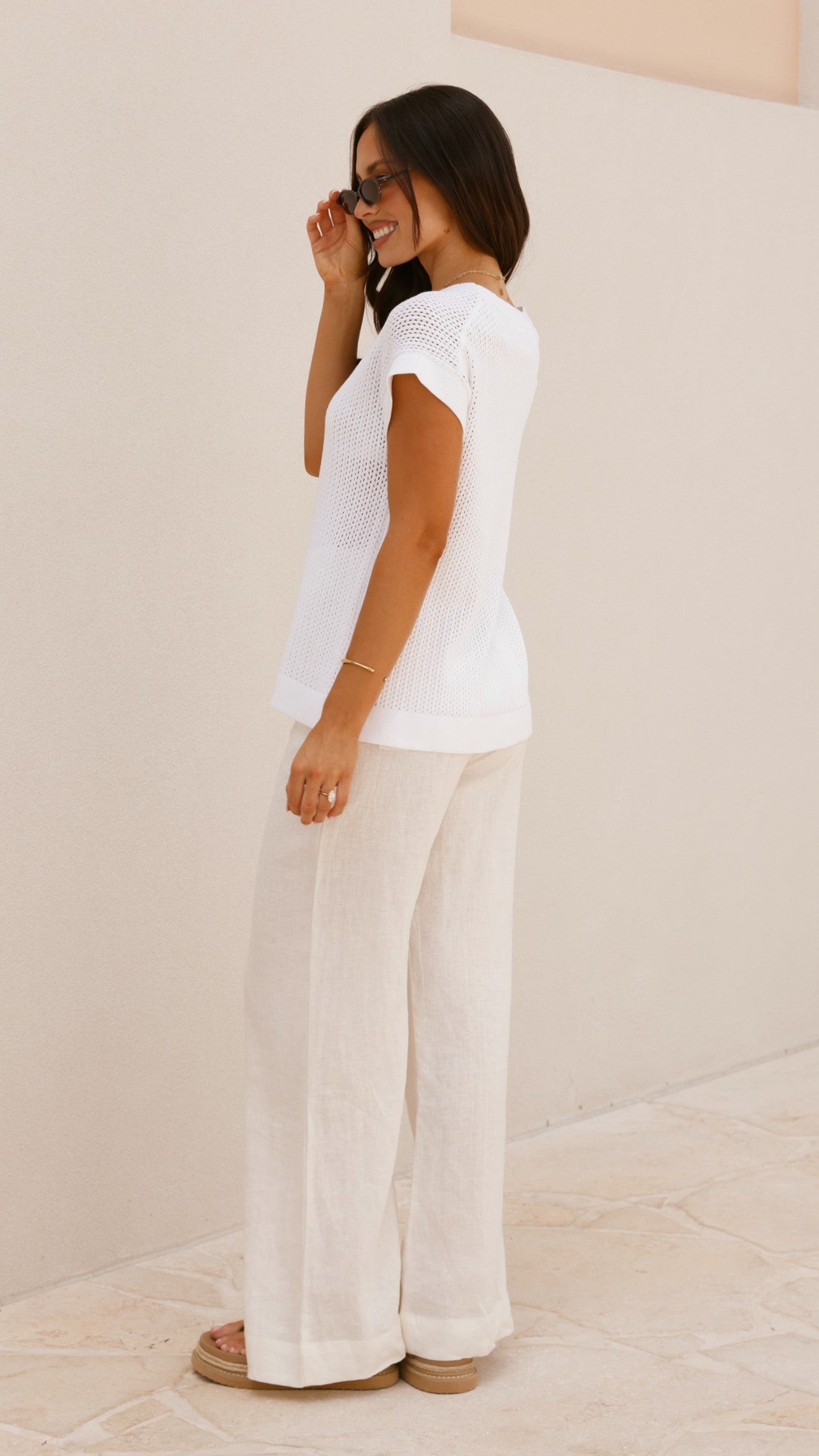Marleigh Knit Top - White