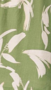 Callison Crop Top and Pants Set - Green Print
