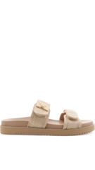 Amylee Slide - Natural Raffia