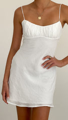 Galina Mini Dress - White