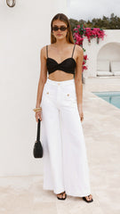 Abrand 94 Super Wide Jean - White Gold