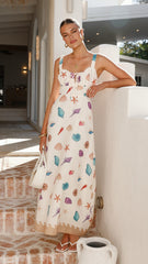 Airlie Maxi Dress - Shell Print