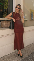 Zarah Maxi Dress - Cherry