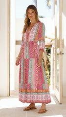 Tessa Maxi Dress - Cedella Print