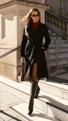 Byron Trench Coat - Black
