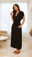 Velia Maxi Dress - Black