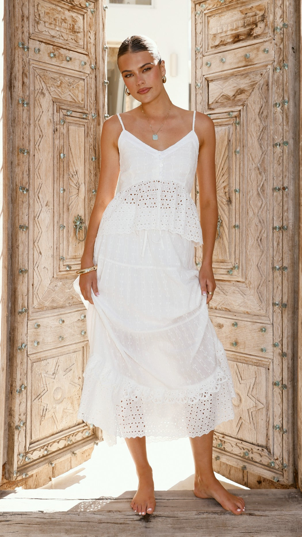 Majella Maxi Skirt - White