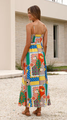 Jaylene Maxi Dress - Dazzle Print