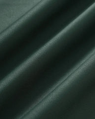 Green Satin Bell Sleeve Mini Dress