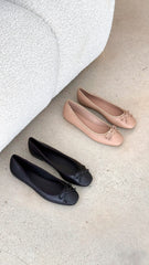 Isaiah Ballet Flats - Black