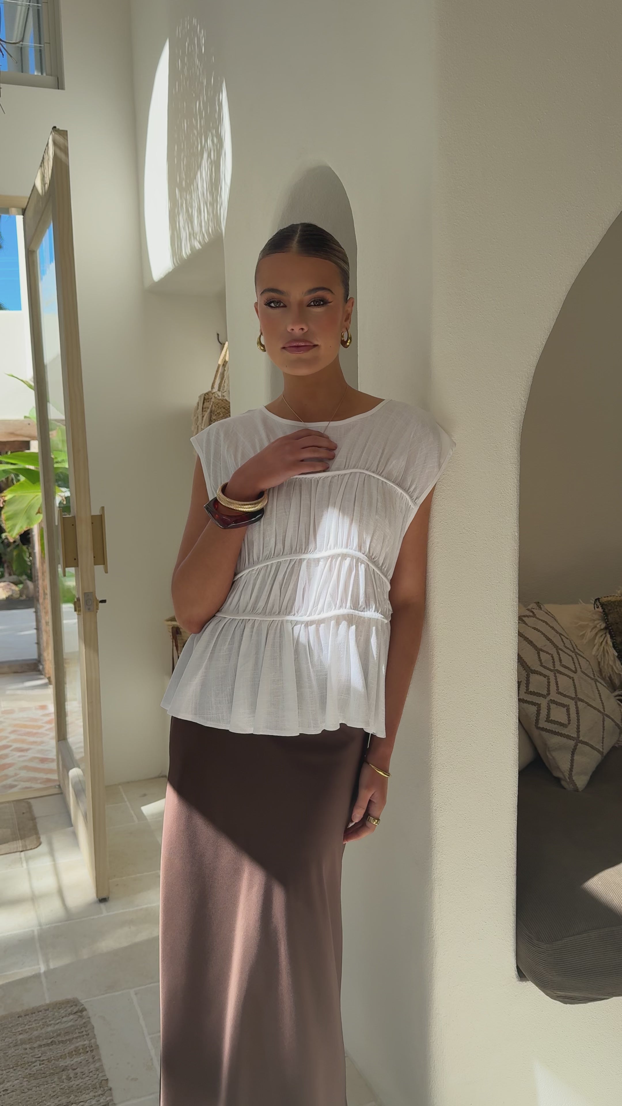 Evelyn Top - White