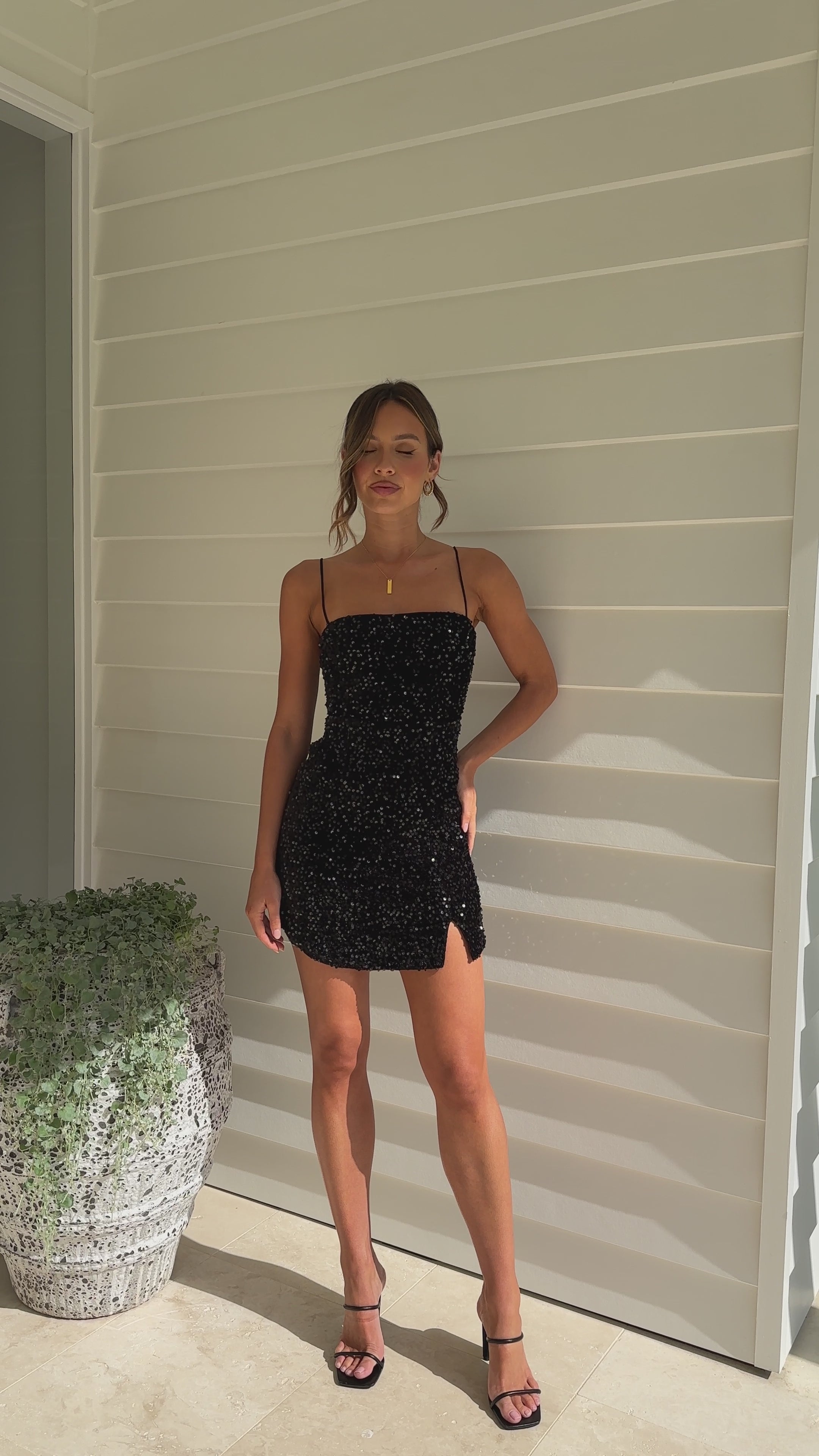 Harley Mini Dress - Black
