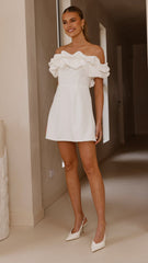Bernadette Mini Dress - White