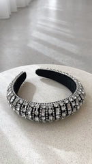 Delacruz Headband - Black/Silver