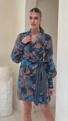 Savale Mini Dress - Black Chateau