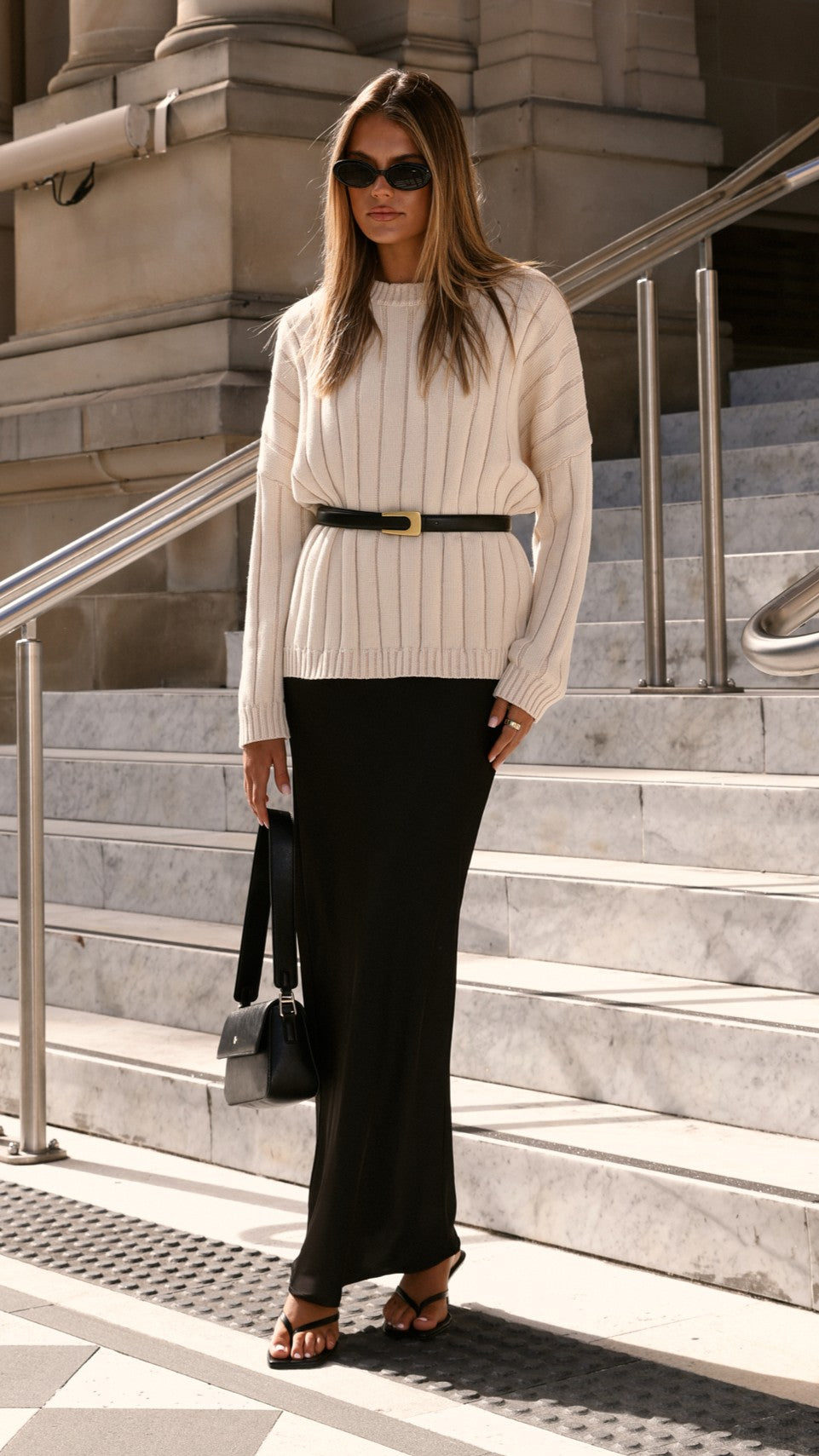 Mila Maxi Skirt - Black