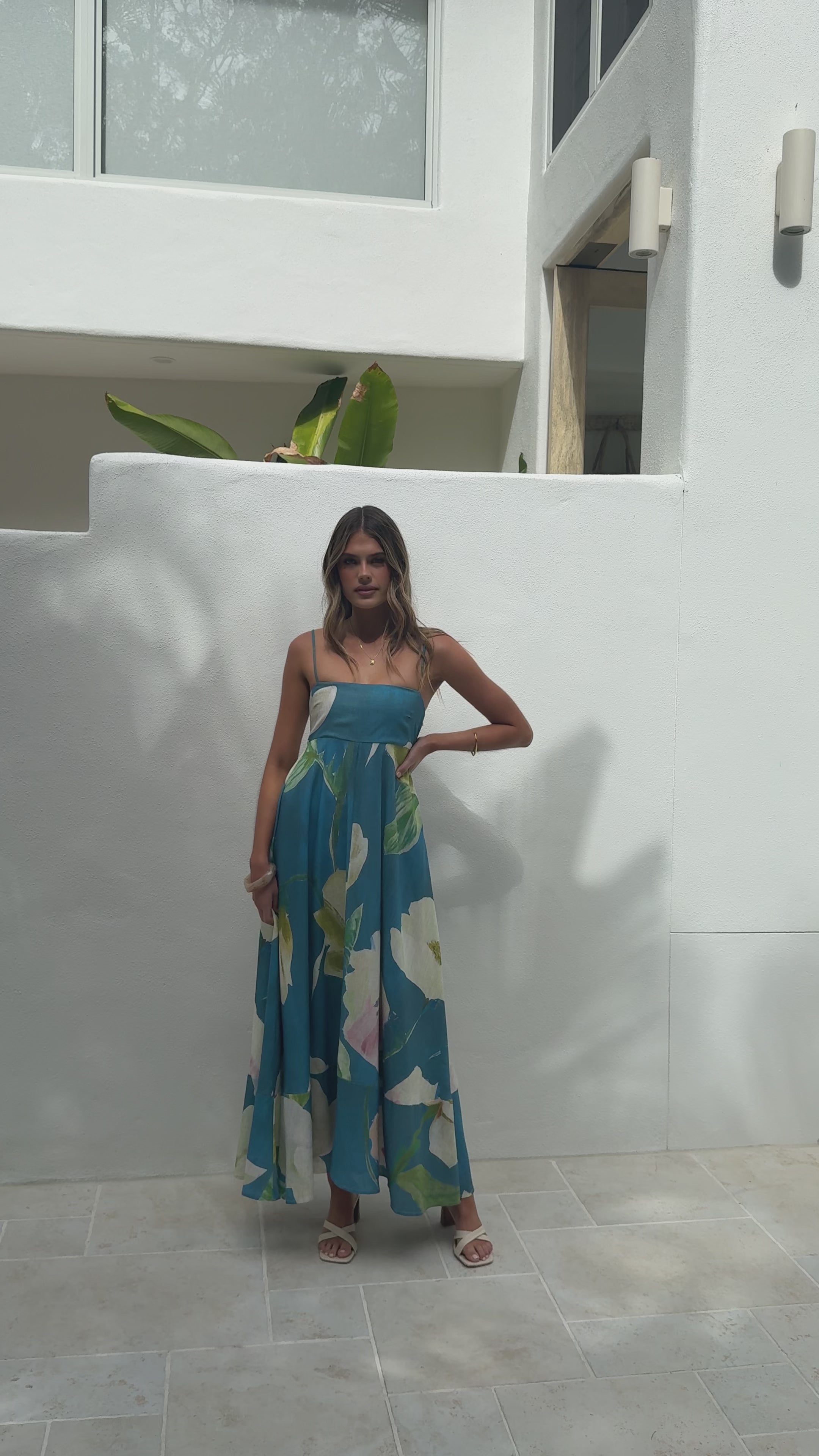 Giana Maxi Dress - Blue Orchid