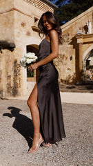 Ilana Maxi Dress - Espresso