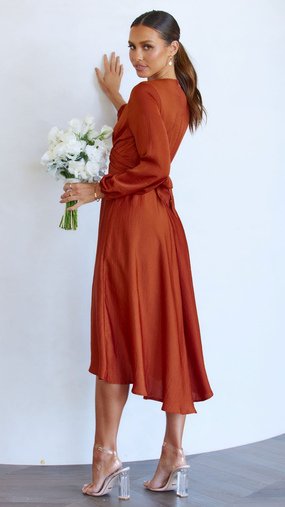 Starry Nights Dress - Rust