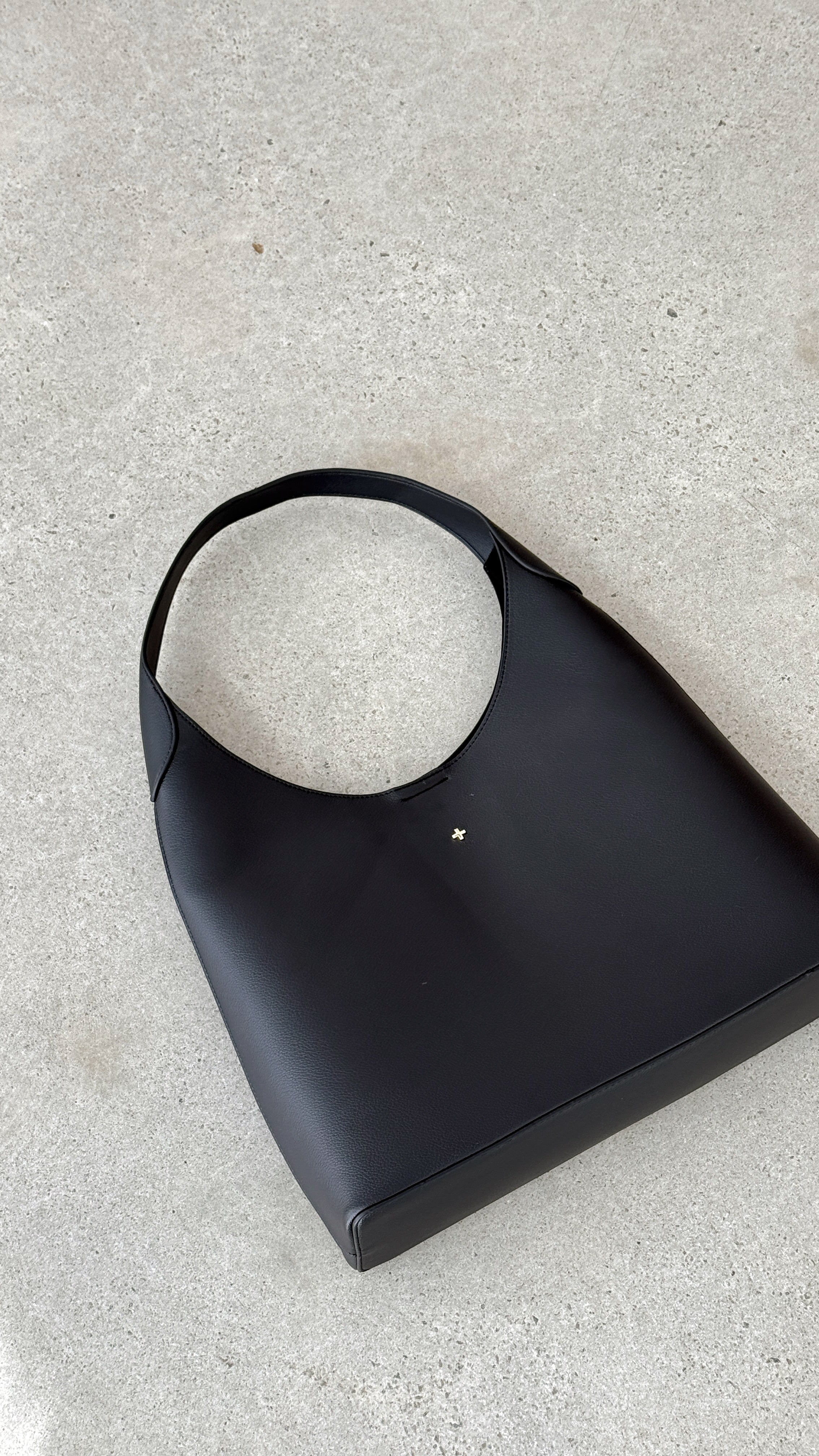 Duke Hobo Bag - Black PU