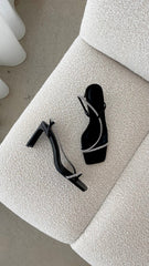 Kaye Heels - Black Diamante