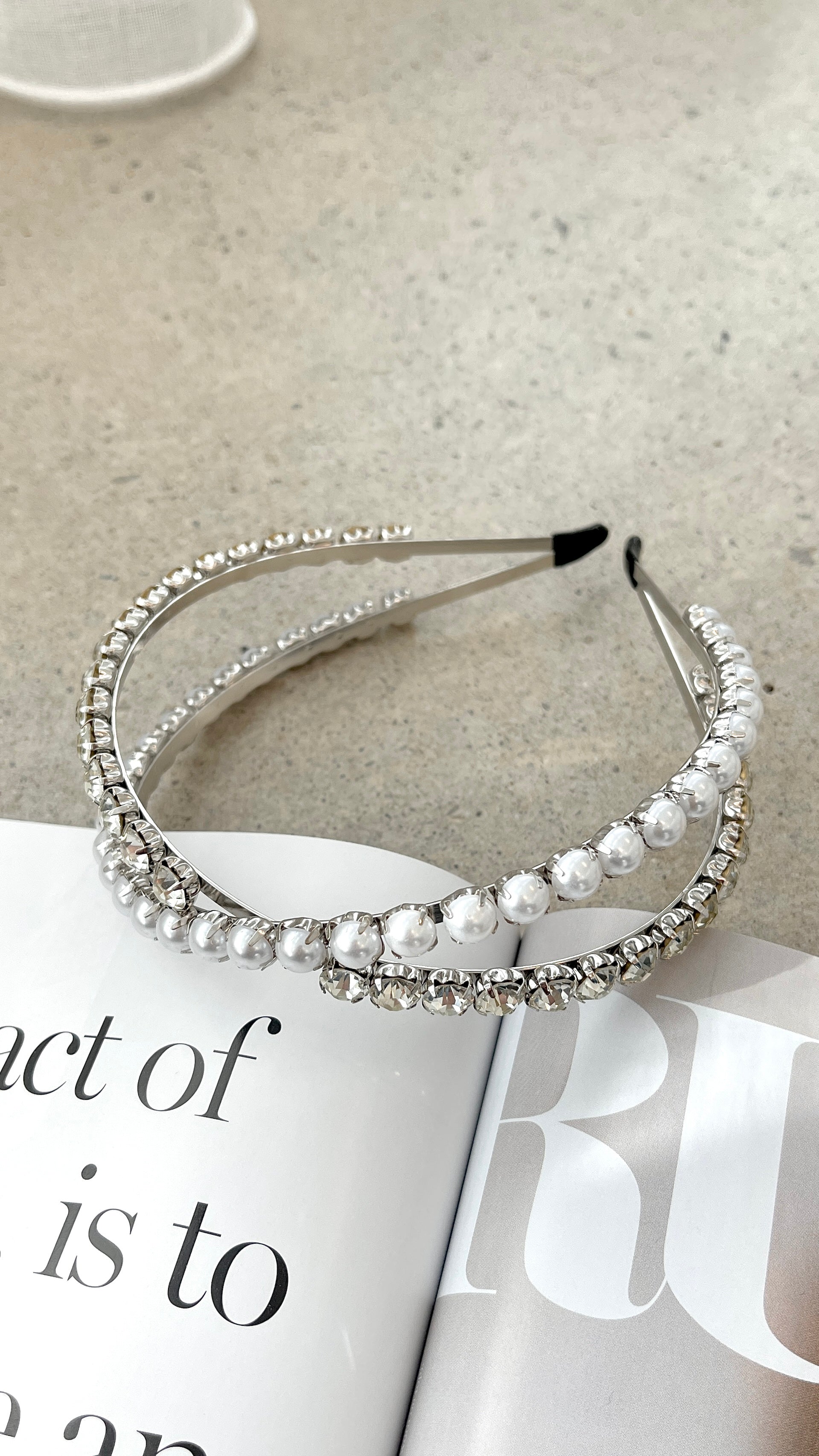 Daley Headband - Pearl