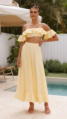 Trista Top - Yellow