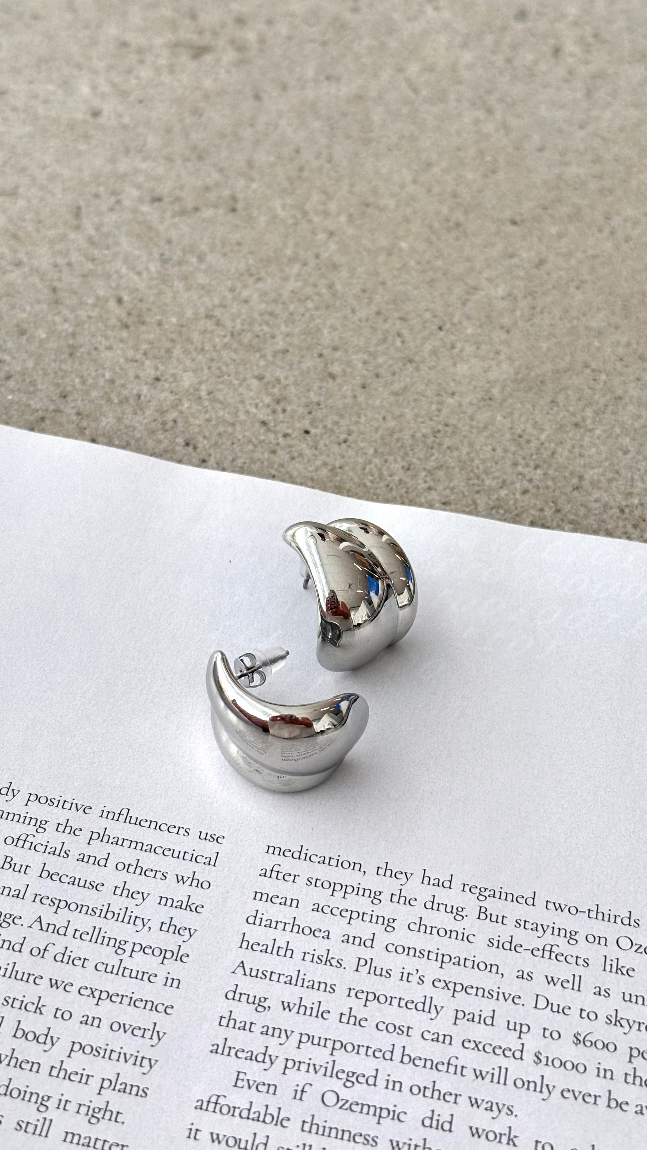 Kiara Earrings - Silver