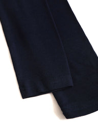 Navy Ruched Knit Tee