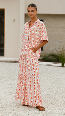 Daley Button Up Shirt - Floral Love