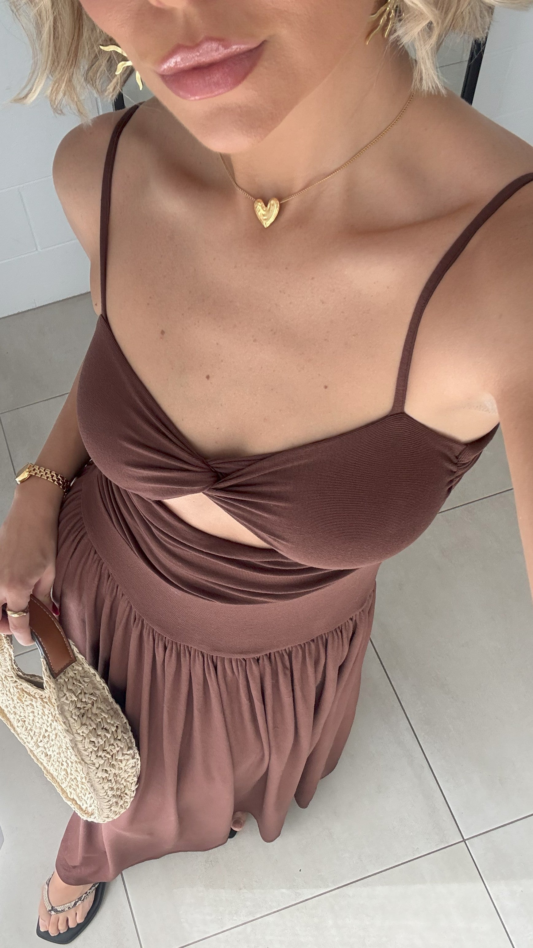 Libertine Maxi Dress - Chocolate