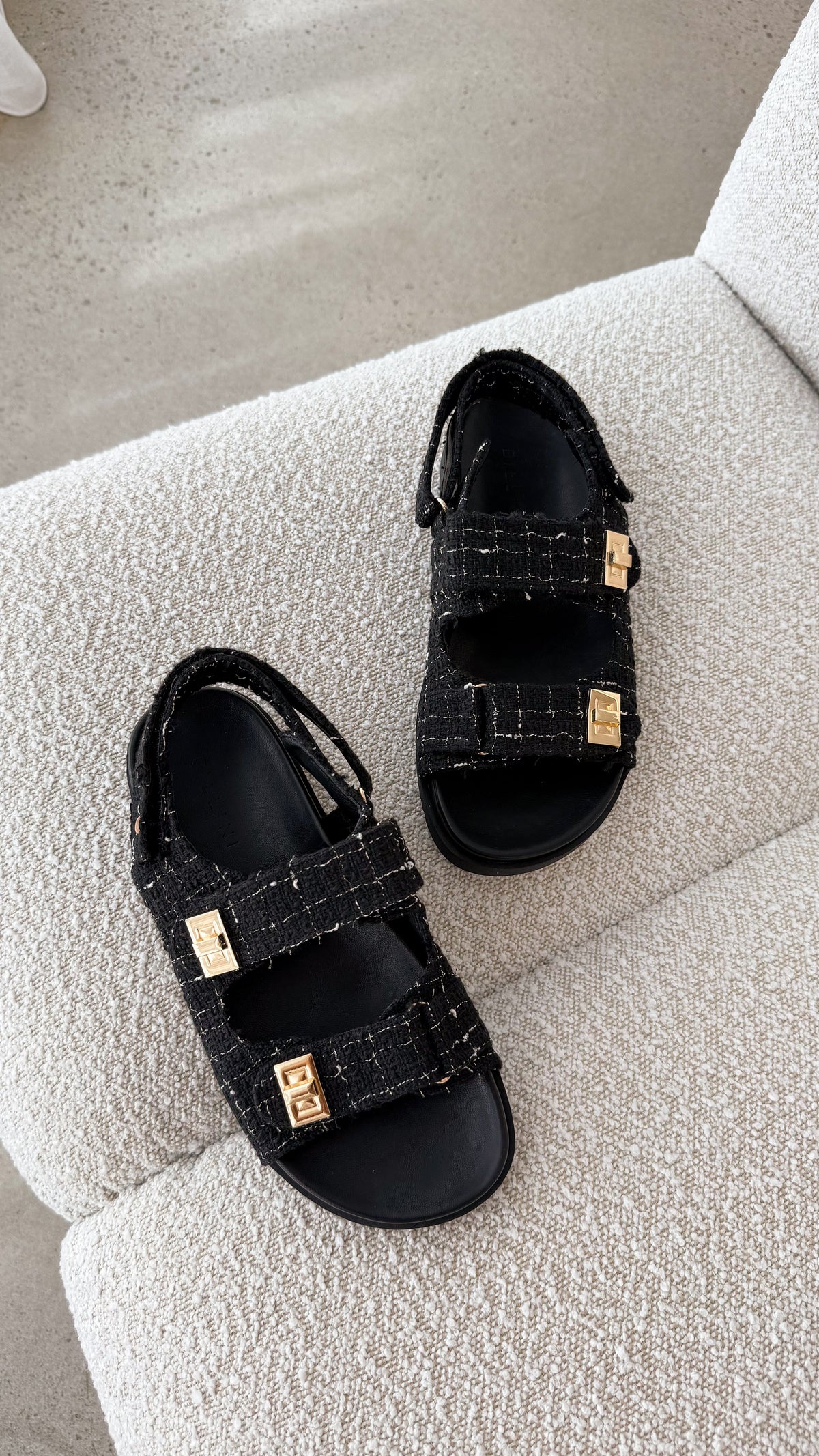 Lillian Flats - Black Boucle