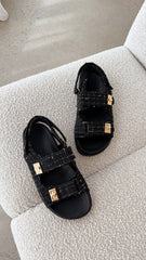 Lillian Flats - Black Boucle