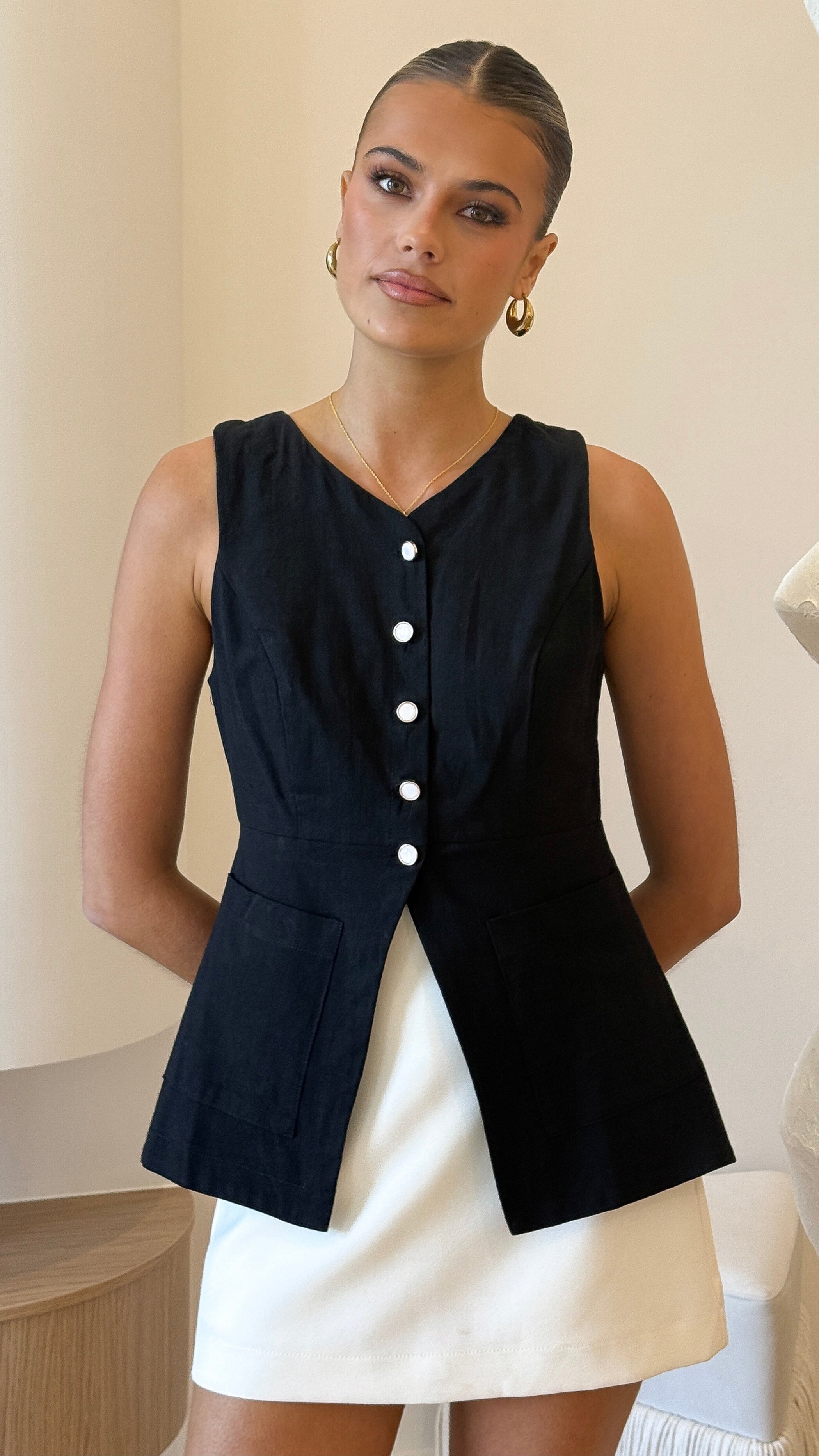Amber Top - Black