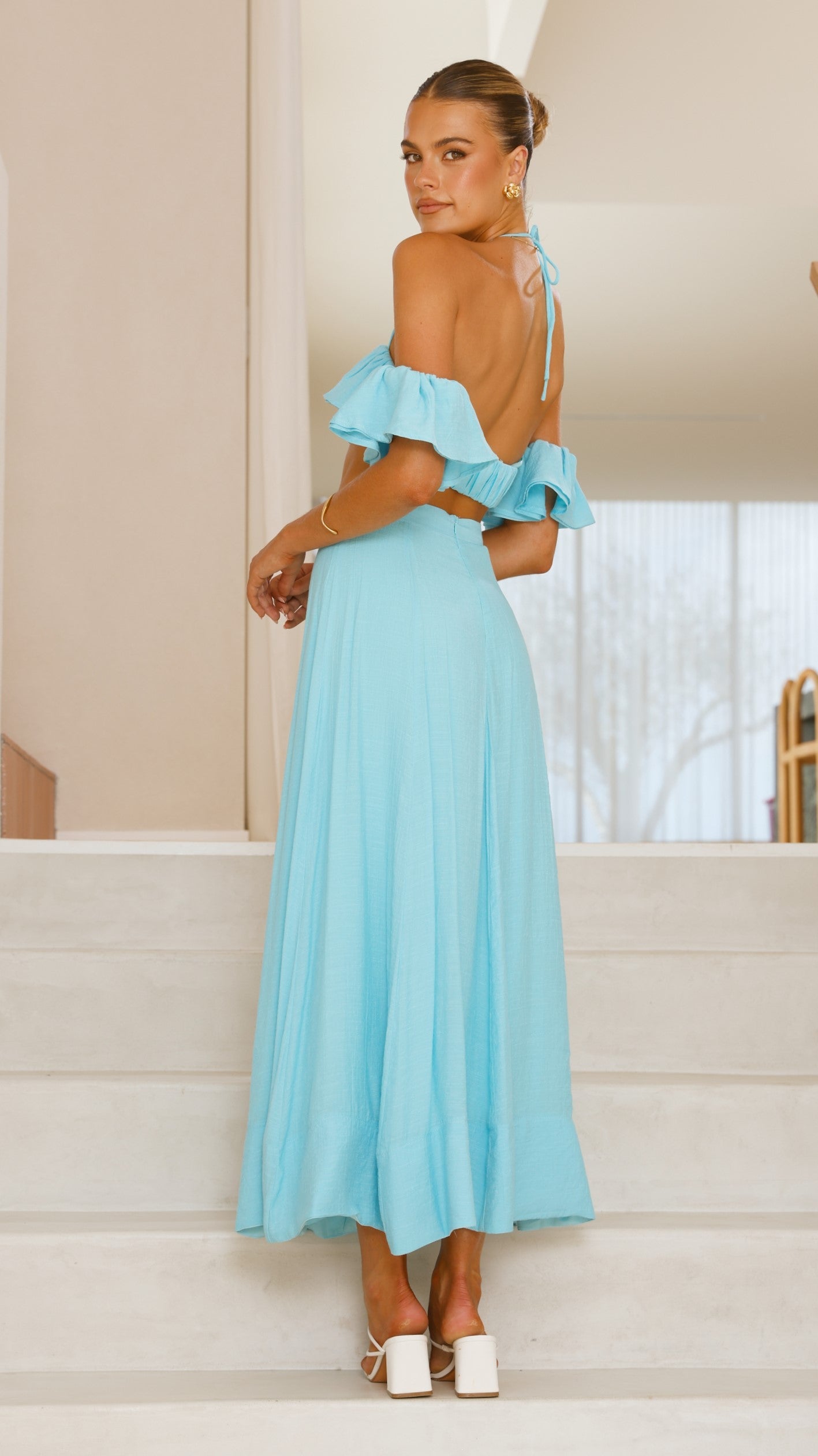 Trista Top - Blue