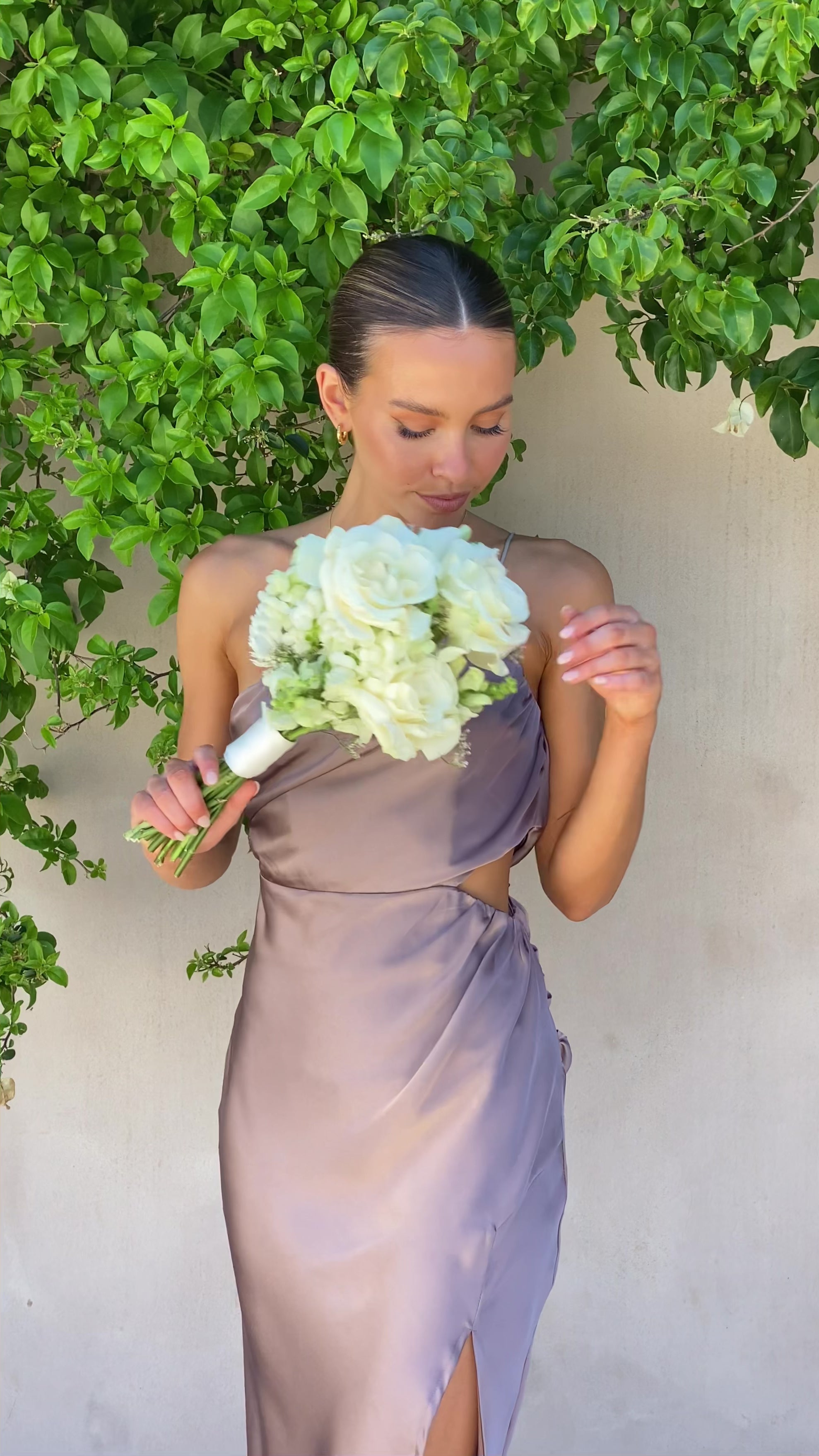 Nyla Maxi Dress - Mushroom