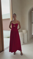 Libertine Maxi Dress - Cherry