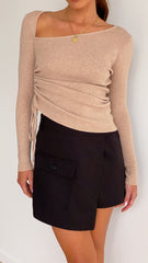 Kingsford Cargo Skort - Black