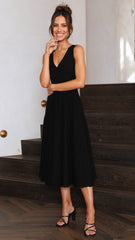 Jayde Knit Dress - Black