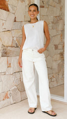 Fareeda Top - White