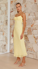 Galina Maxi Dress - Yellow