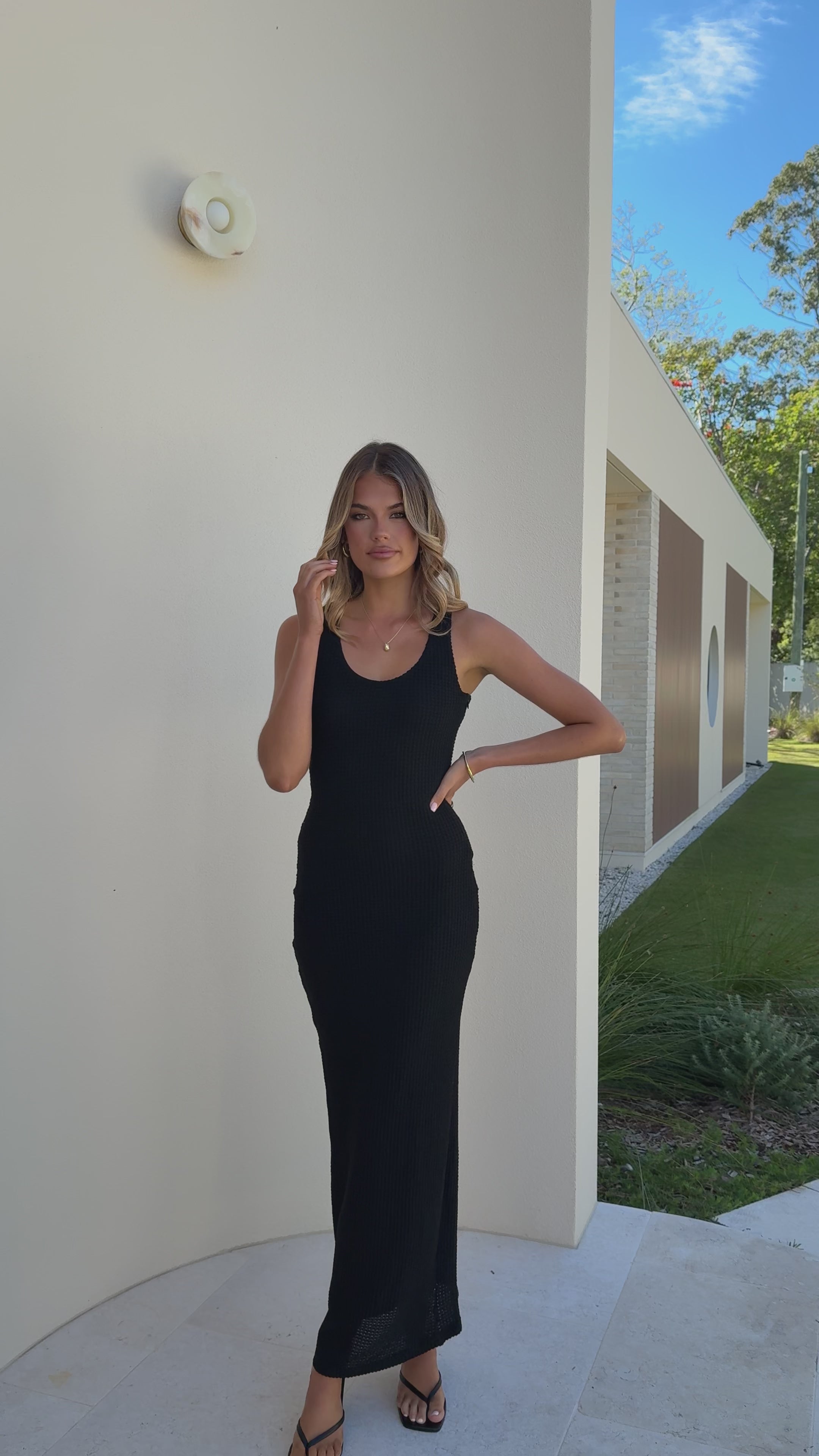 Zahara Maxi Dress - Black