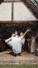 Biodegradable Confetti Cannon – White Circles