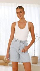 Super Mirage Shorts - Nina Blue